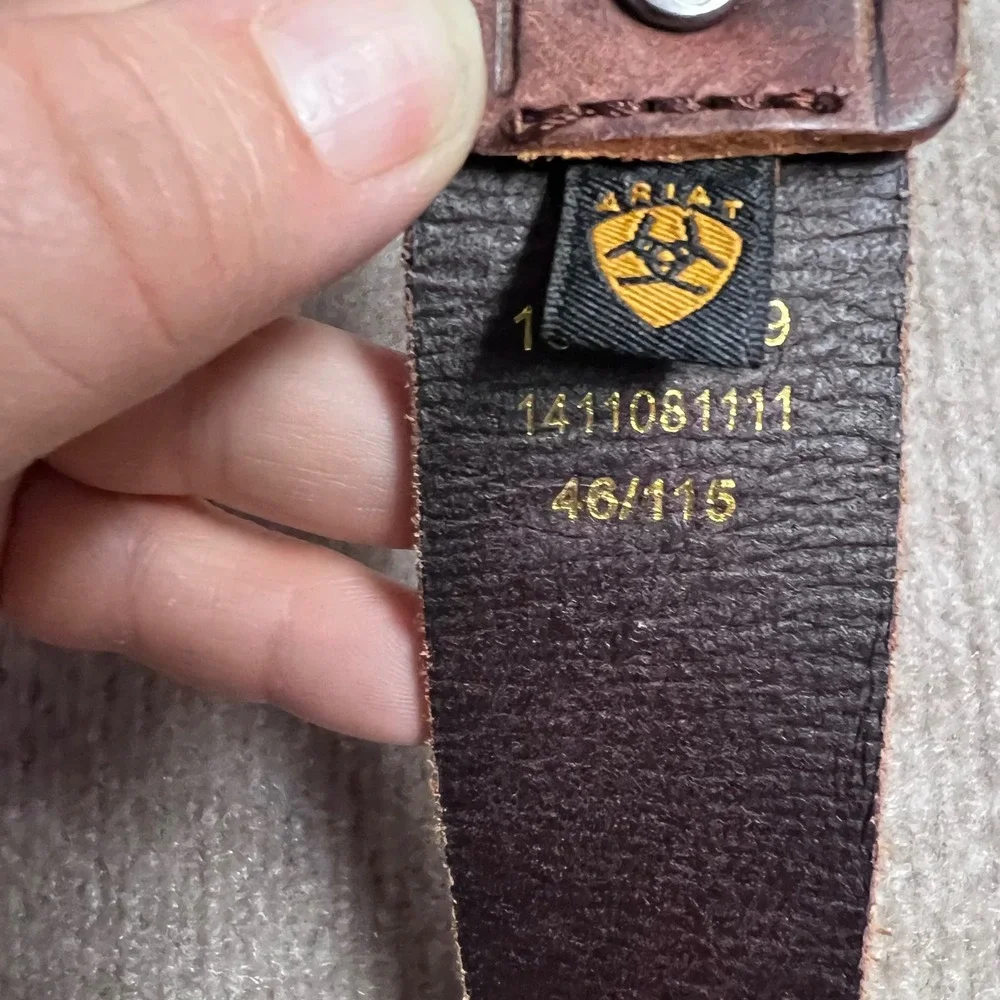 Ariat belt mens